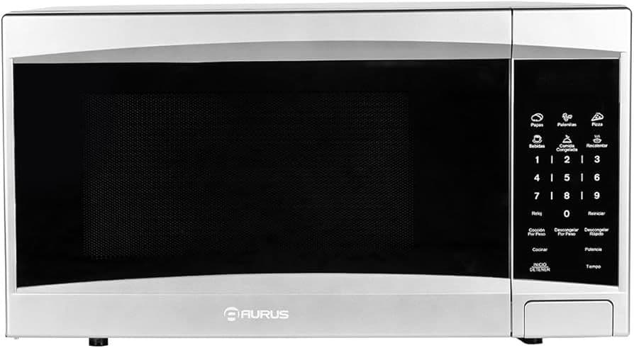 HORNO DE MICROONDAS AURUS AMP11GS 1.1 P3 SILVER, imagen 4