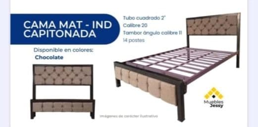 BASE TUBULAR MATRIMONIAL CAPITONADA