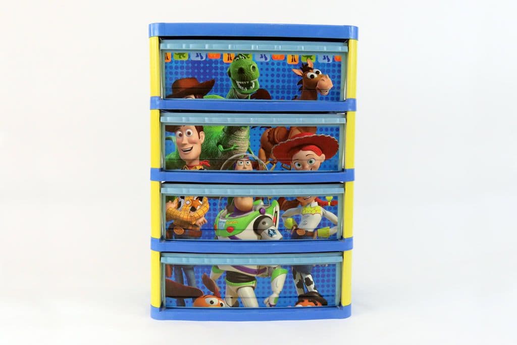 CAJONERA DE PLASTICO AZUL, imagen 3
