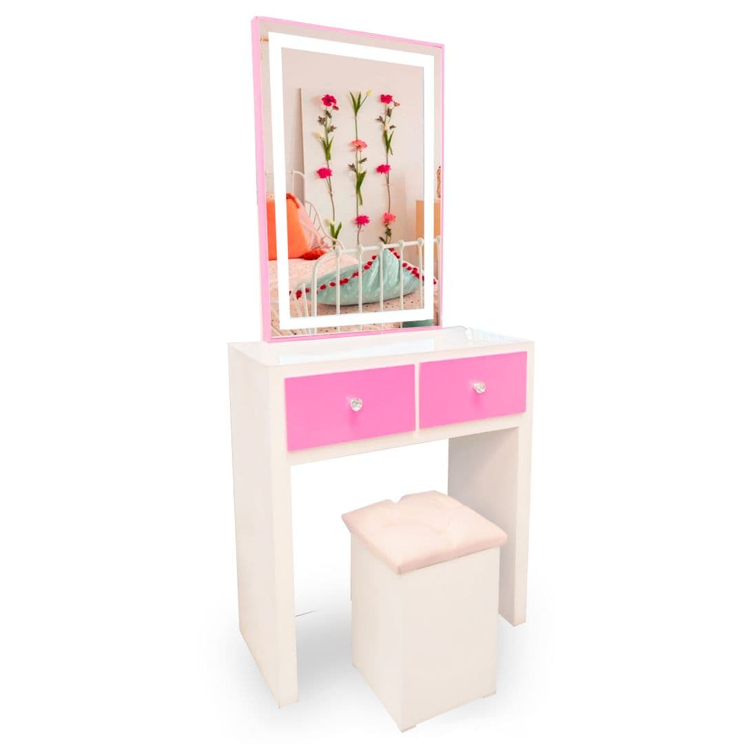 TOCADOR BABY 2C BLANCO/ROSA